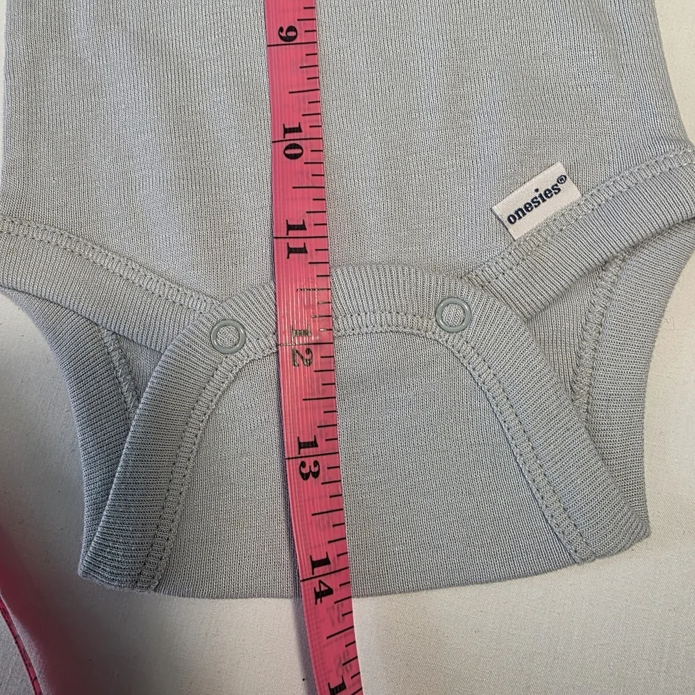 Carter's Gray 'Lovable' Baby Onesie NEW 3 Months